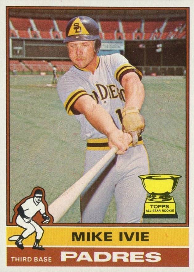 1976 Topps Mike Ivie #134 Baseball Card