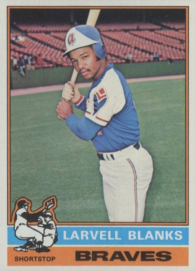 1976 Topps Larvell Blanks #127 Baseball Card