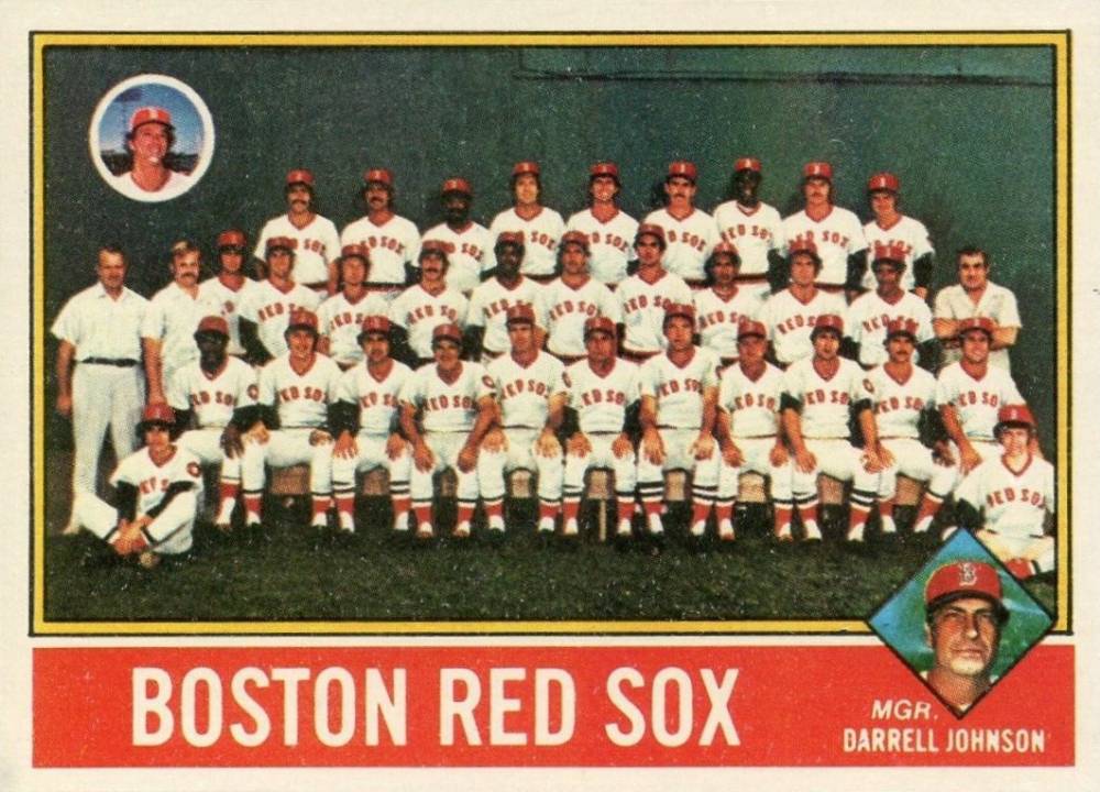 1976 Topps Boston Red Sox Team #118 Baseball Card