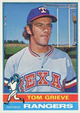 1976 Topps Tom Grieve #106 Baseball Card
