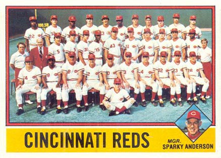 1976 Topps Cincinnati Reds Team #104 Baseball Card