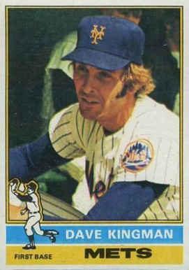 1976 Topps Dave Kingman #40 Baseball Card