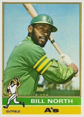 1976 Topps Bill North #33 Baseball Card