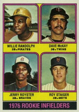 1976 Topps Rookie Infielders #592 Baseball Card