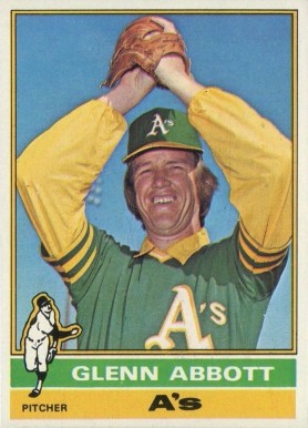 1976 Topps Glenn Abbott #322 Baseball Card