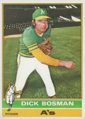 1976 Topps Dick Bosman #298 Baseball Card