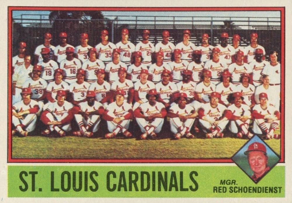 1976 Topps St. Louis Cardinals Team #581 Baseball Card