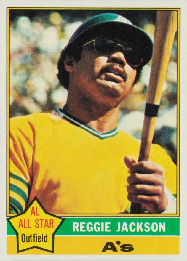 1976 Topps Reggie Jackson #500 Baseball Card