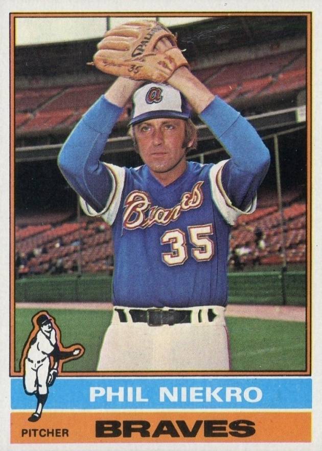 1976 Topps Phil Niekro #435 Baseball Card