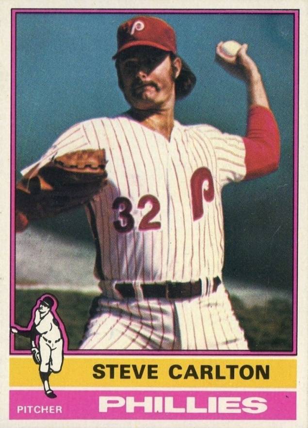 1976 Topps Steve Carlton #355 Baseball Card