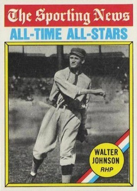 1976 Topps Walter Johnson #349 Baseball Card