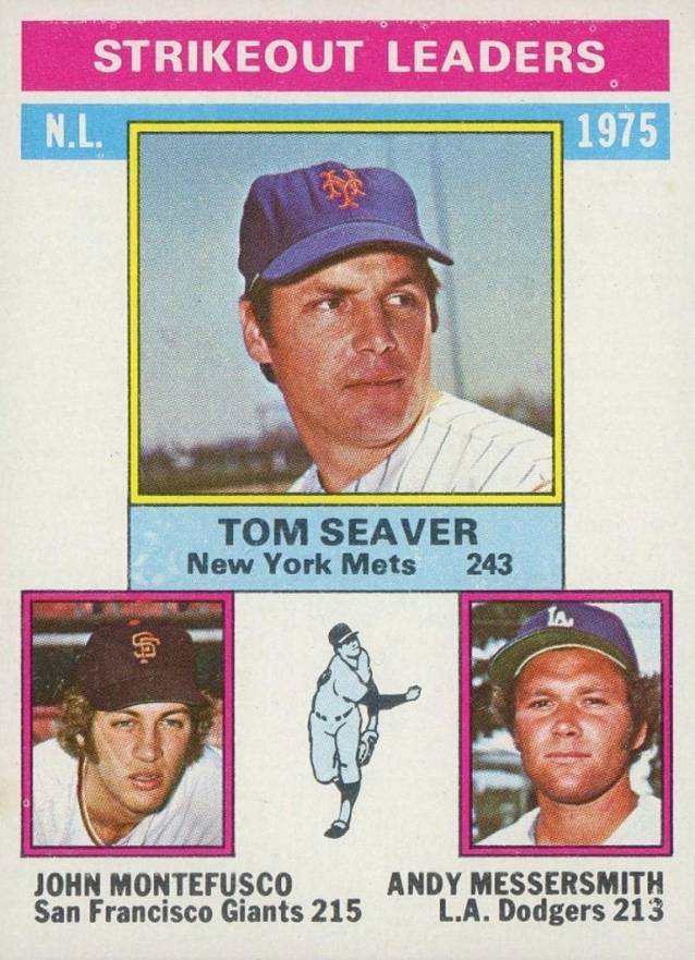 1976 Topps N.L. Strikeout Leaders #203 Baseball Card