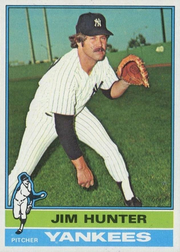 1976 Topps Jim Hunter #100 Baseball Card