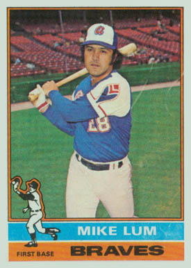1976 Topps Mike Lum #208 Baseball Card
