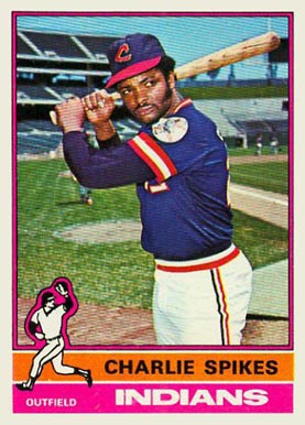 1976 Topps Charlie Spikes #408 Baseball Card