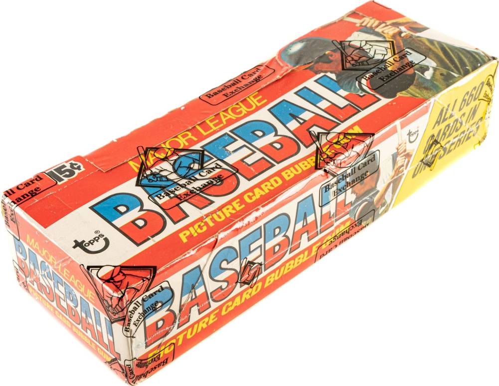 1976 Topps Wax Pack Box #WPB Baseball Card