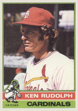 1976 Topps Ken Rudolph #601 Baseball Card