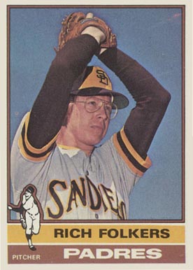 1976 Topps Rich Folkers #611 Baseball Card
