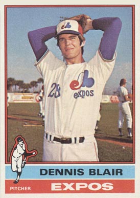 1976 Topps Dennis Blair #642 Baseball Card