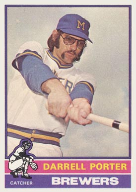 1976 Topps Darrell Porter #645 Baseball Card