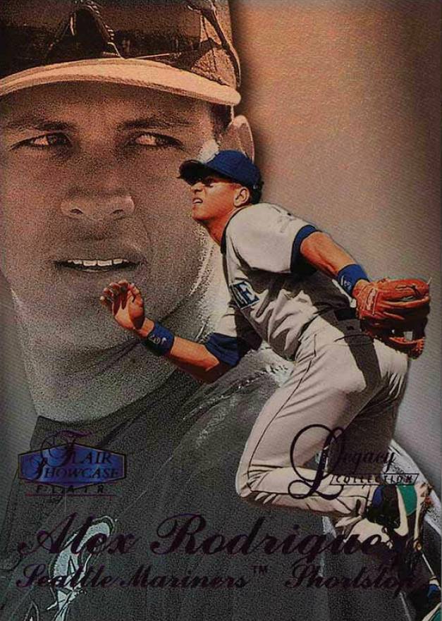 1998 Flair Showcase Legacy Collection Alex Rodriguez #7 Baseball Card