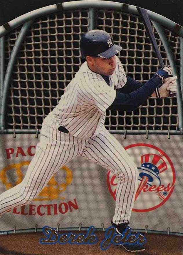 1999 Pacific Crown Collection in the Cage Derek Jeter #11 Baseball Card