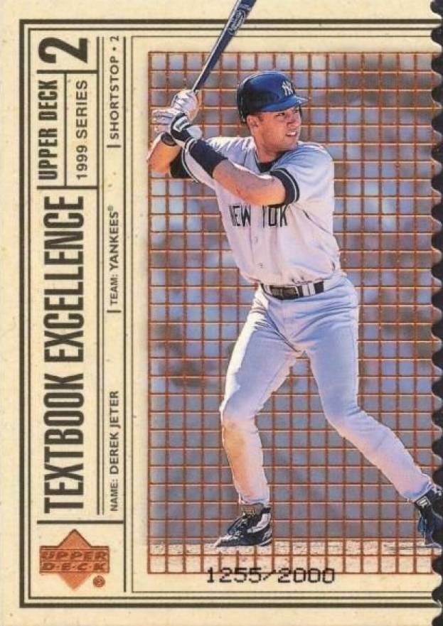 1999 Upper Deck Textbook Excellence Derek Jeter #T17 Baseball Card