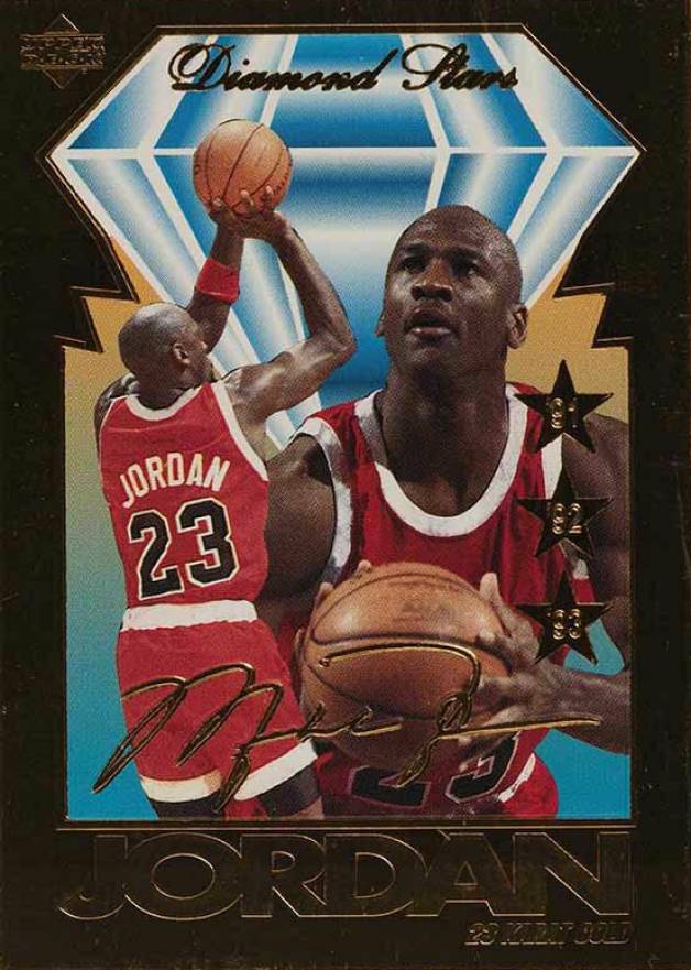 1995 Bleachers 23KT Gold Michael Jordan # Basketball Card