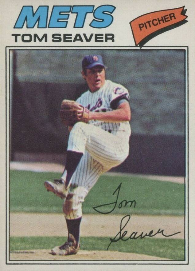1977 O-Pee-Chee Tom Seaver #205 Baseball Card
