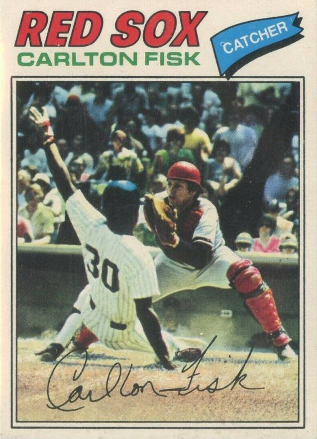 1977 O-Pee-Chee Carlton Fisk #137 Baseball Card