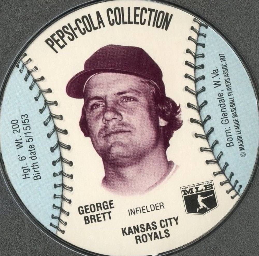 1977 Pepsi-Cola Baseball Stars Discs George Brett # Baseball Card
