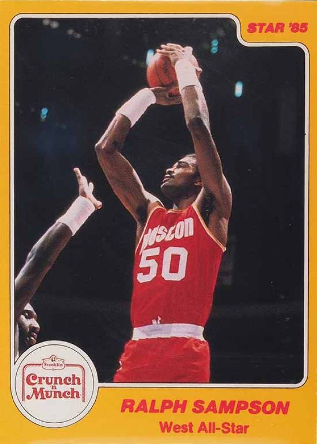 1985 Star Crunch 'N' Munch Ralph Sampson #11 Basketball Card