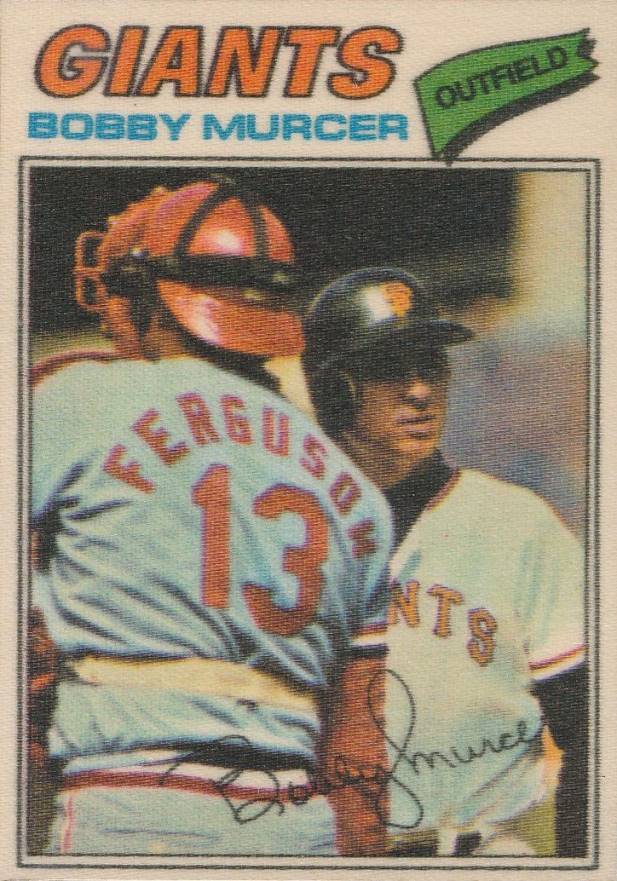 1977 Topps Cloth Stickers Bobby Murcer #33 Baseball Card