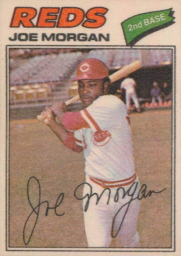 1977 Topps Cloth Stickers Joe Morgan #31 Baseball Card