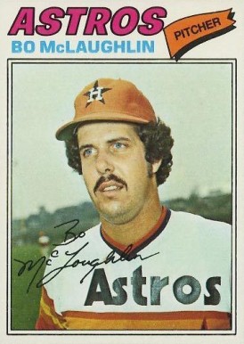 1977 Topps Bo McLaughlin #184 Baseball Card