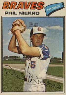 1977 Topps Phil Niekro #615 Baseball Card