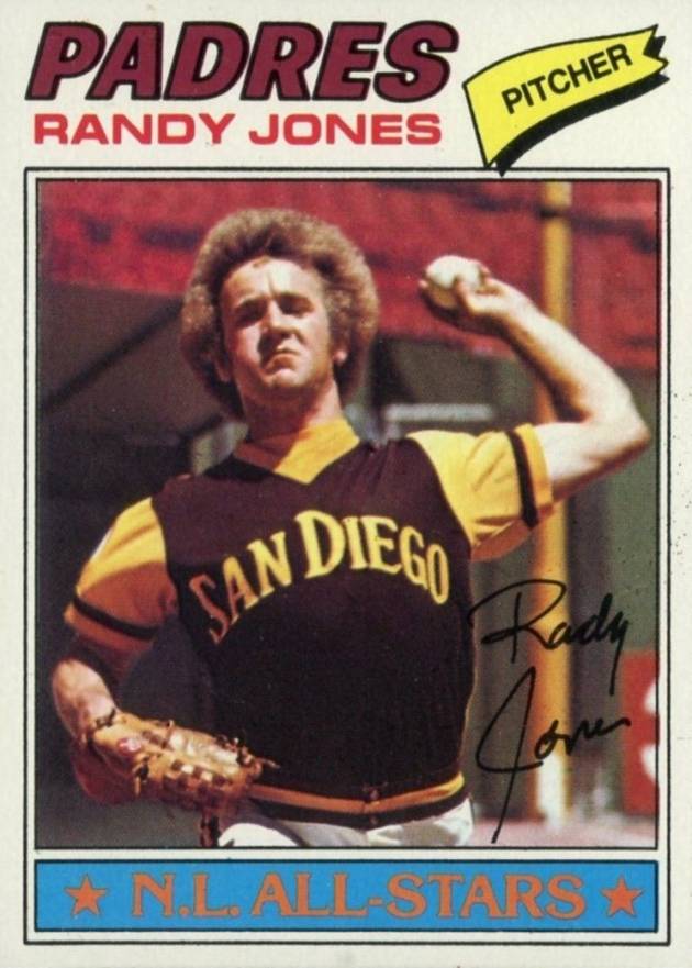 1977 Topps Randy Jones #550 Baseball Card