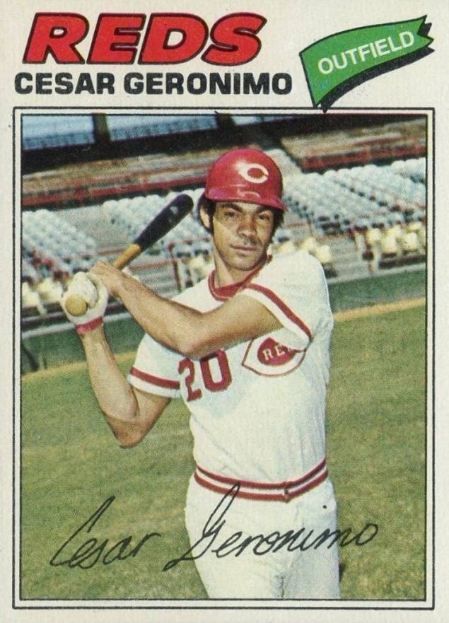 1977 Topps Cesar Geronimo #535 Baseball Card