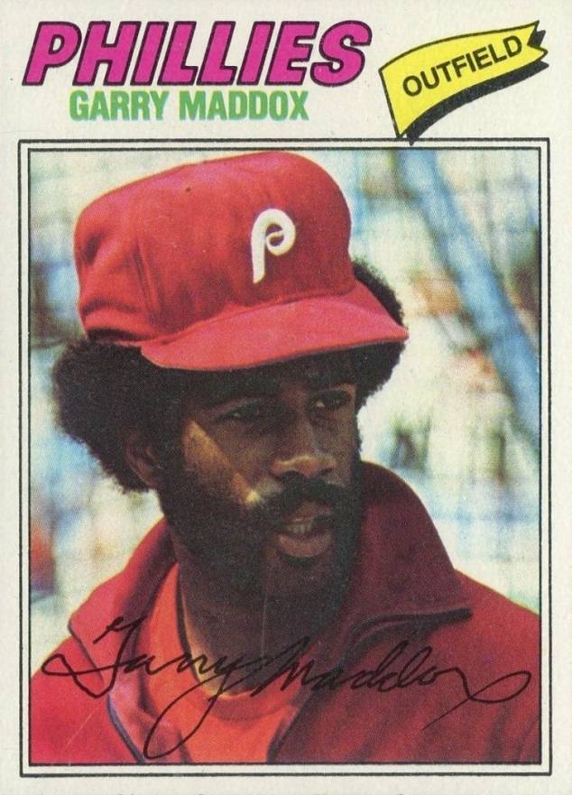 1977 Topps Garry Maddox #520 Baseball Card