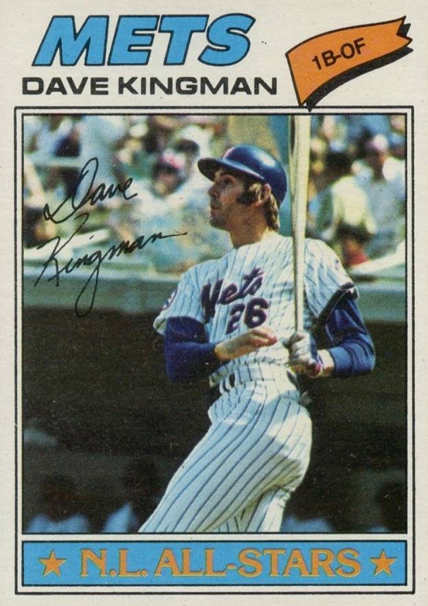 1977 Topps Dave Kingman #500 Baseball Card