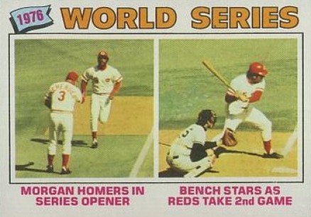 1977 Topps World Series Games 1 & 2 #411 Baseball Card