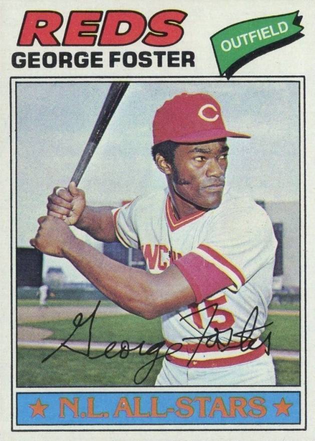 1977 Topps George Foster #347 Baseball Card