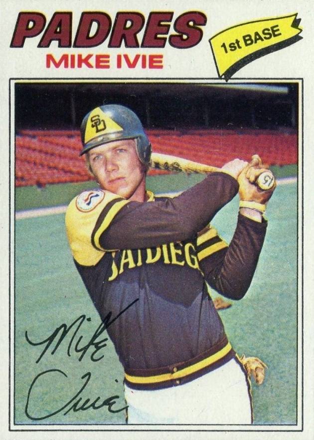 1977 Topps Mike Ivie #325 Baseball Card
