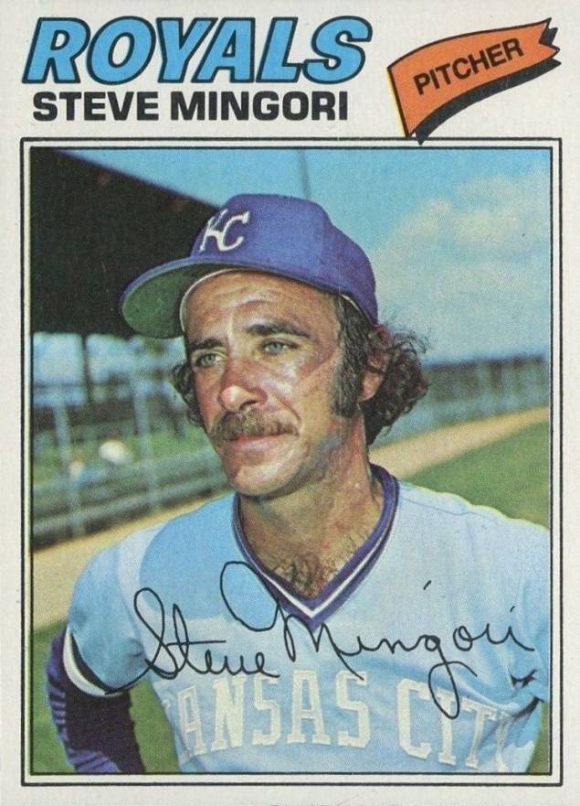 1977 Topps Steve Mingori #314 Baseball Card