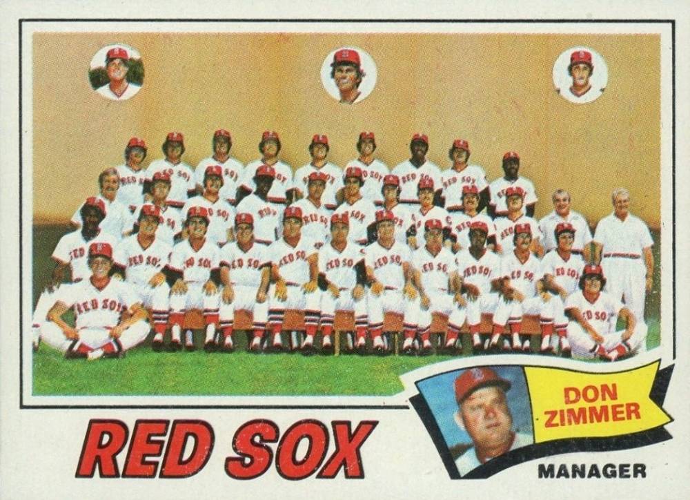 1977 Topps Boston Red Sox Team #309 Baseball Card