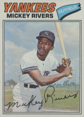 1977 Topps Mickey Rivers #305 Baseball Card
