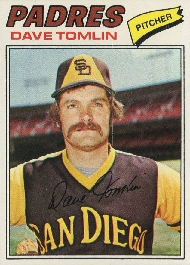 1977 Topps Dave Tomlin #241 Baseball Card