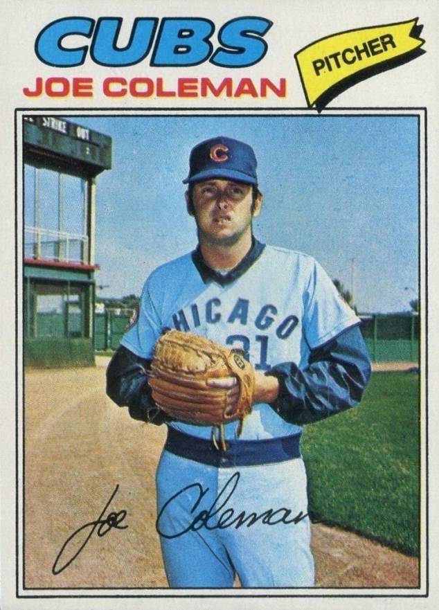 1977 Topps Joe Coleman #219 Baseball Card