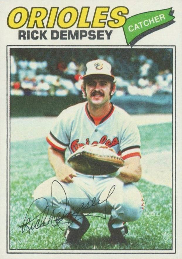 1984 Fleer #644 Rick Dempsey The MVP NM-MT Baltimore Orioles Baseball