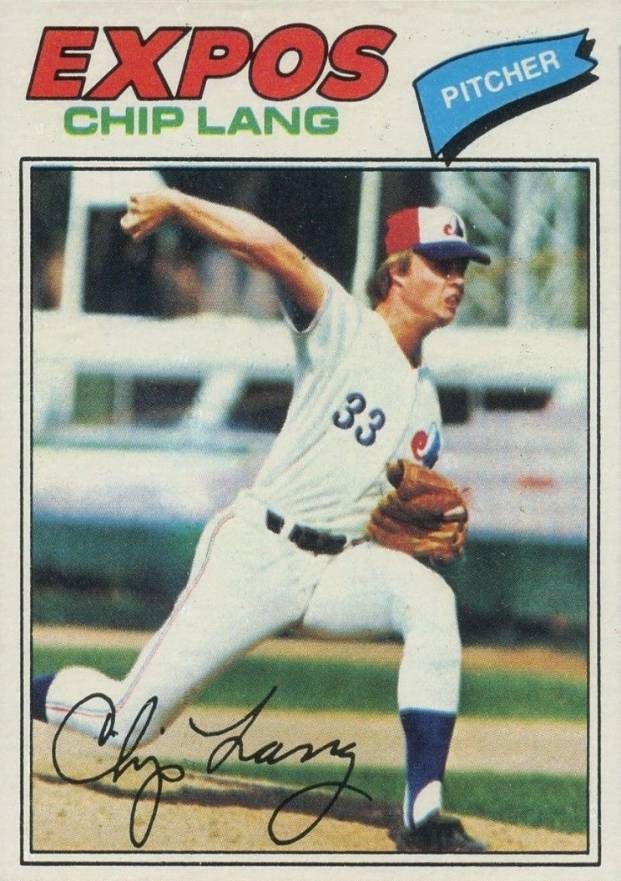 1977 Topps Chip Lang #132 Baseball Card